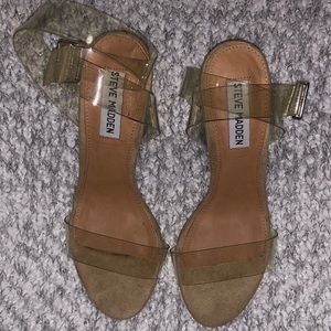 Steven Madden Clear Heels